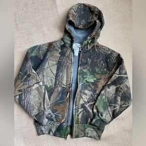 Walls Kids Camo Camouflage Zip Up Hoodie Kids Small 6/8